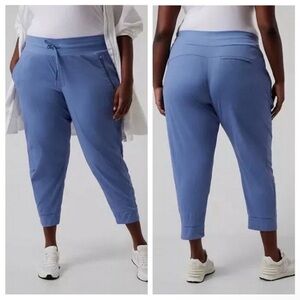 Athleta Trekkie North High Rise Jogger Pant Blue Gray Size 22 Style 405726